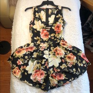 Floral Romper That Looks Like A Dress